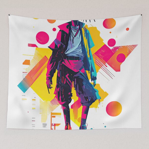 Item preview, Bold Anime Character Art designed and sold by Jasava Shop.