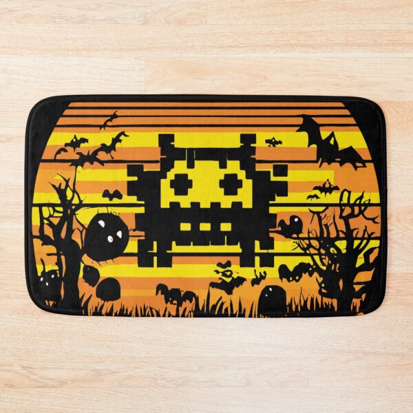 Item preview, Juegos retro de Halloween de Space Invaders designed and sold by KitonicTees.