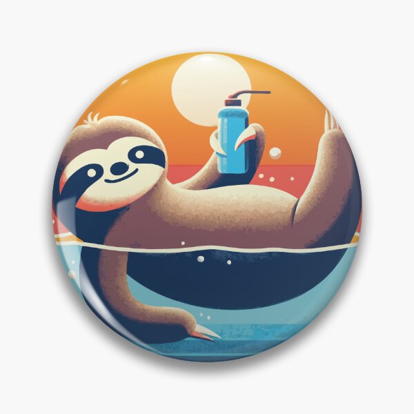 Item preview, Slothing Through Water Aérobics designed and sold by kfs-art.