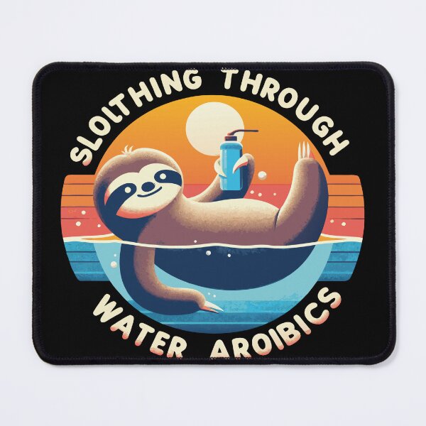 Item preview, Slothing Through Water Aérobics designed and sold by kfs-art.