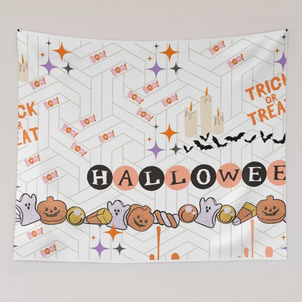 Item preview, Halloween Vibes  Geometric Patterns Funny Design designed and sold by Modern-Tropical.