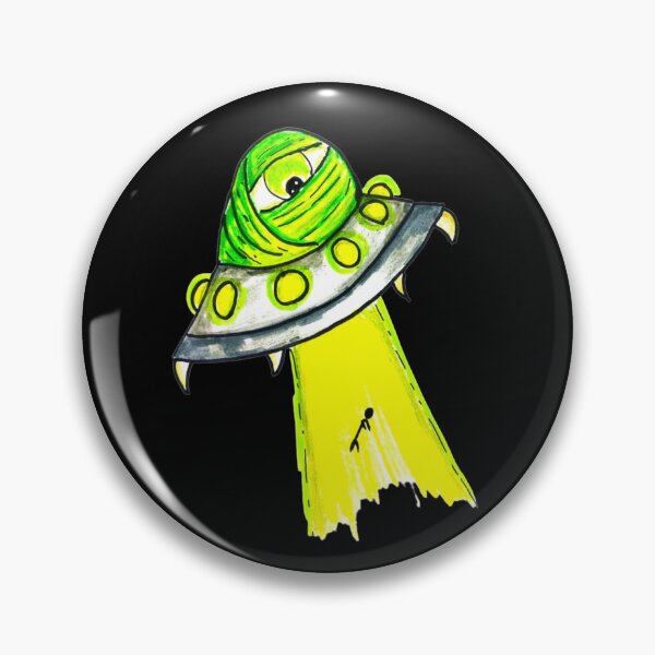 Item preview, UFO-alien designed and sold by PanicIlustra.