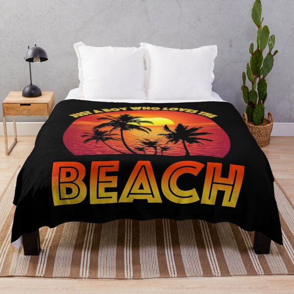 Item preview, Just A Boy Who Loves The Beach designed and sold by Cat Lady Designs.