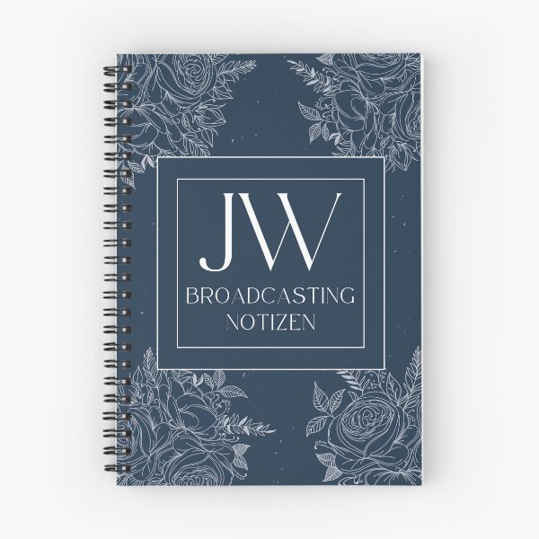 Item preview, JW Broadcasting - Notebook designed and sold by Bilderbuchblume.