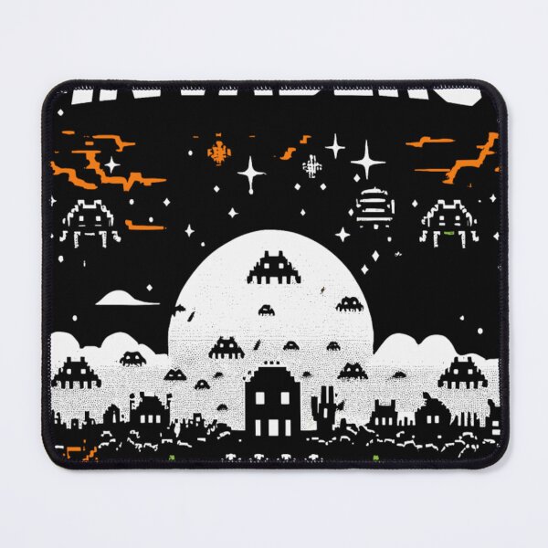 Item preview, Space Invaders Retro Halloween Gaming designed and sold by KitonicTees.