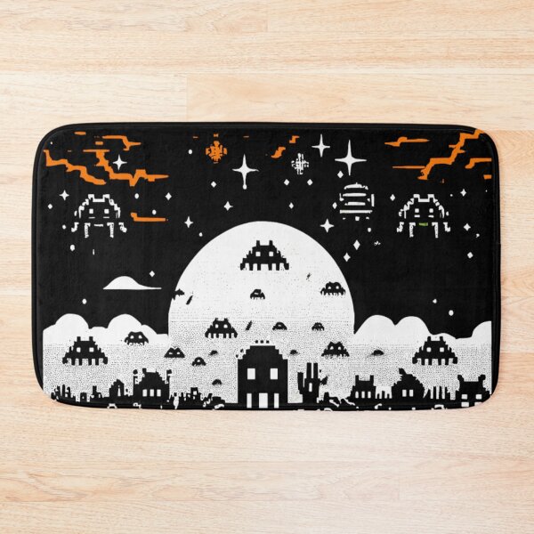 Item preview, Juegos retro de Halloween de Space Invaders designed and sold by KitonicTees.