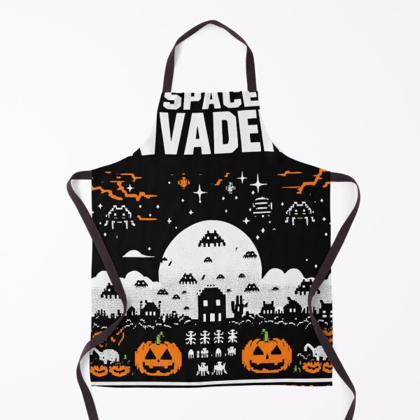 Item preview, Juegos retro de Halloween de Space Invaders designed and sold by KitonicTees.