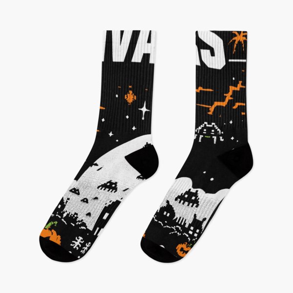 Item preview, Space Invaders Retro Halloween Gaming designed and sold by KitonicTees.