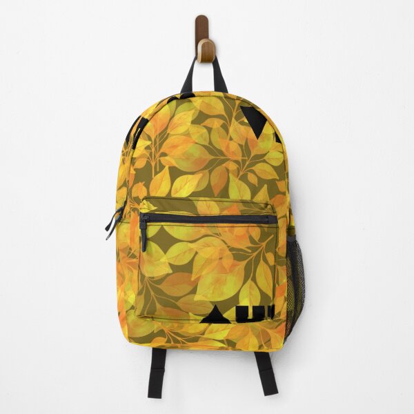 Item preview, "Autumn Vibes" inscription in autumn style. Black ,khaki, orange. designed and sold by My-fake-places.