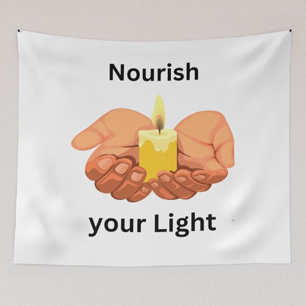 Item preview, Nourish Your Light ✨ designed and sold by TShirtCrafters.