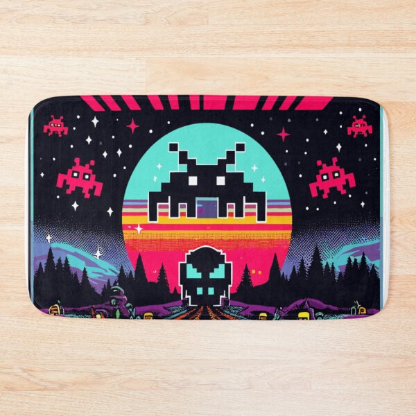 Item preview, Juegos retro de Halloween de Space Invaders designed and sold by KitonicTees.
