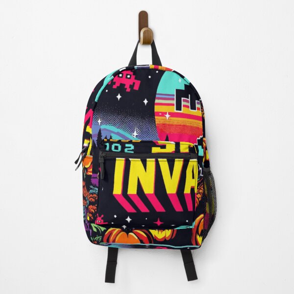 Item preview, Space Invaders Retro Halloween Gaming designed and sold by KitonicTees.