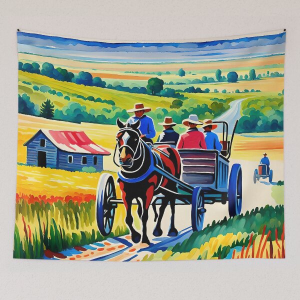 Item preview, Hayride In Kentucky designed and sold by Paw's Arts.