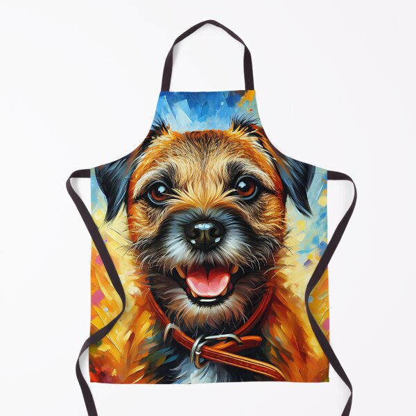 Item preview, Retrato de perro Border Terrier Impresión de arte acrílico Retrato de mascota Regalos para amantes de los perros designed and sold by Puppy Puzzles Plus.