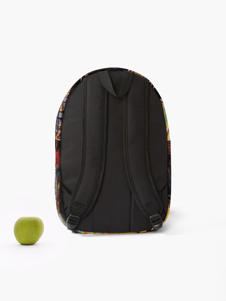 Thumbnail 2 of 3, Backpack, Clash of Inner Color designed and sold by essentialimage.