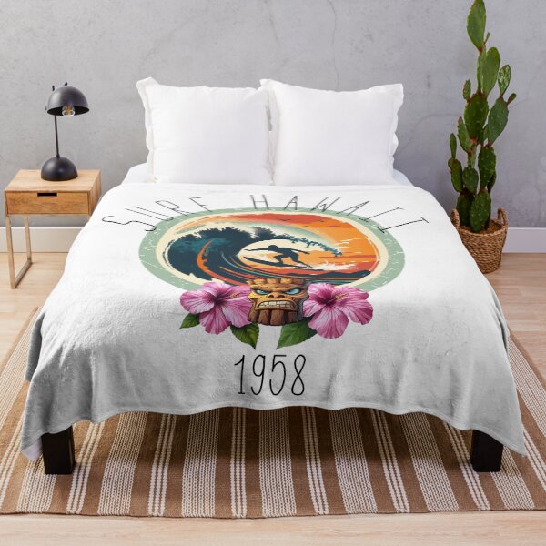 Item preview, Surf Hawaii - 1958 (with Black Lettering) designed and sold by VelvetRoom.