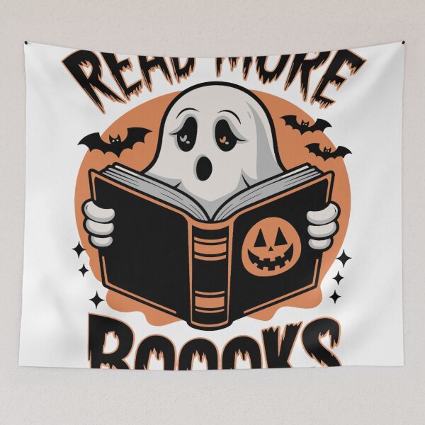 Item preview, Halloween Teacher Ghost Reading More Books  designed and sold by KitonicTees.