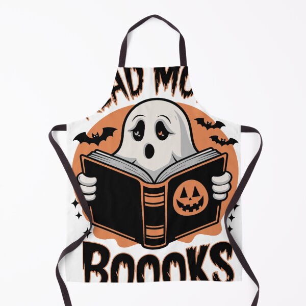 Item preview, Halloween Teacher Ghost Reading More Books designed and sold by KitonicTees.