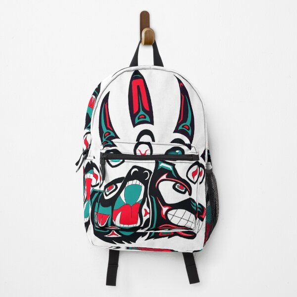 Item preview, Tlingit Wolf and bear claw (Black) designed and sold by RobsArtwork.