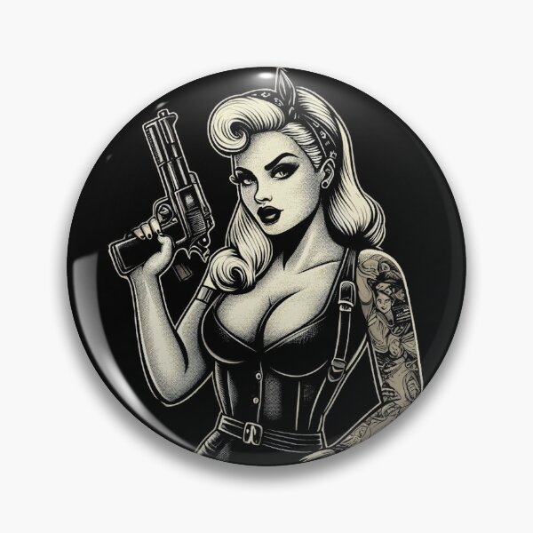 Item preview, Inked Pulp Pin-up designed and sold by PulpVintage.