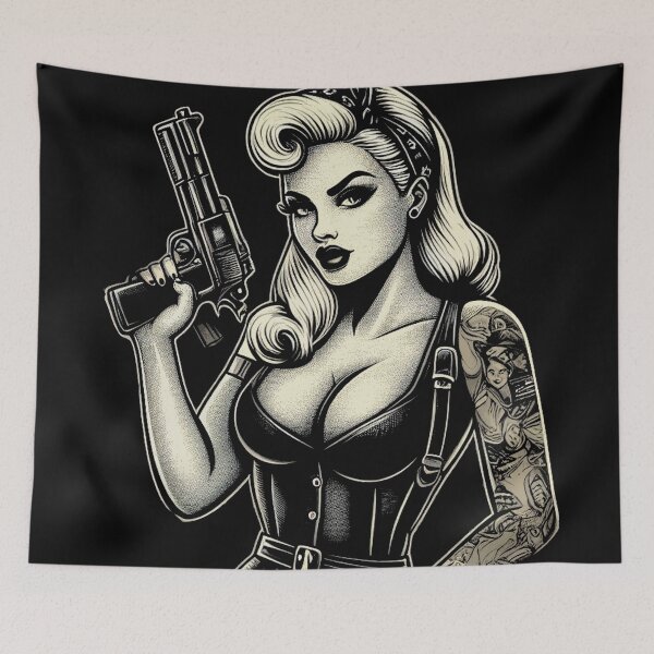 Item preview, Inked Pulp Pin-up designed and sold by PulpVintage.