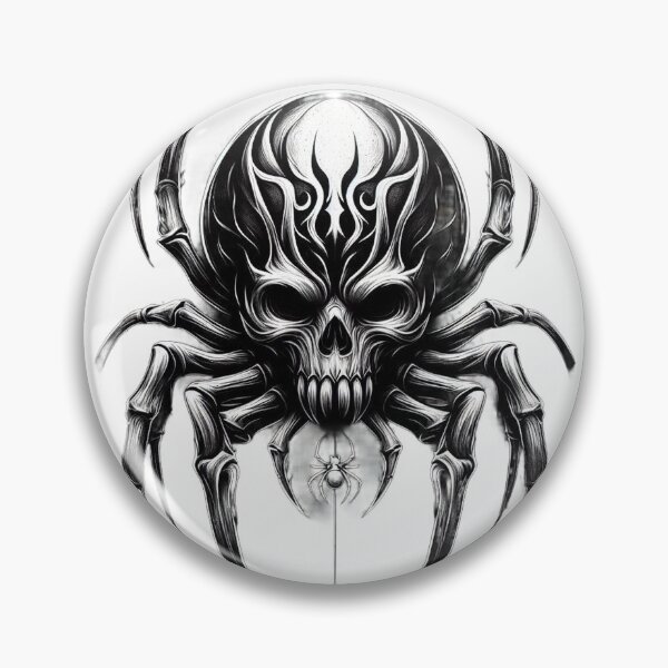 Item preview, spider skull designed and sold by DarkHues.