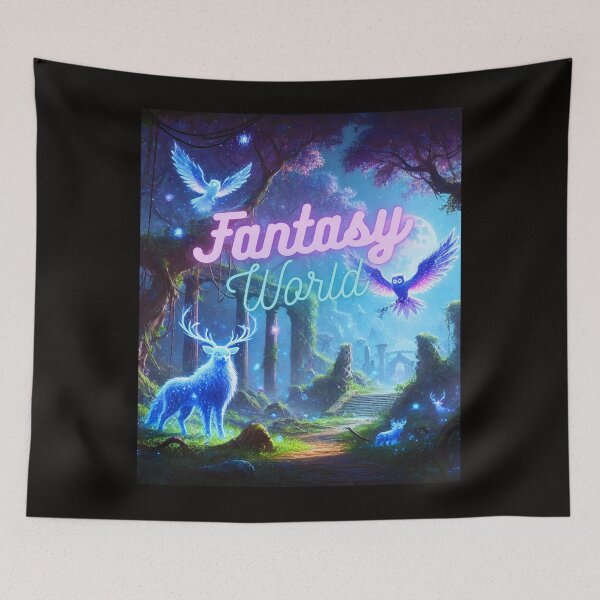 Item preview, Fantasy world - mystical forest designed and sold by Agu210.