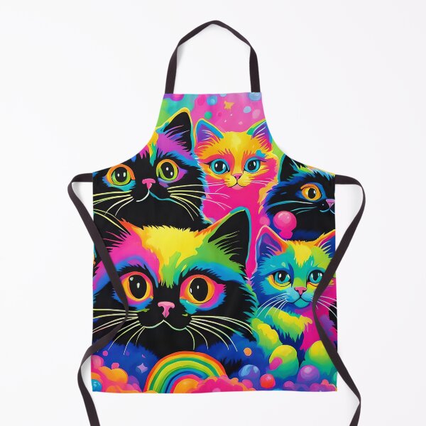 Item preview, Blackight rainbow kittens designed and sold by HelloHysteria.