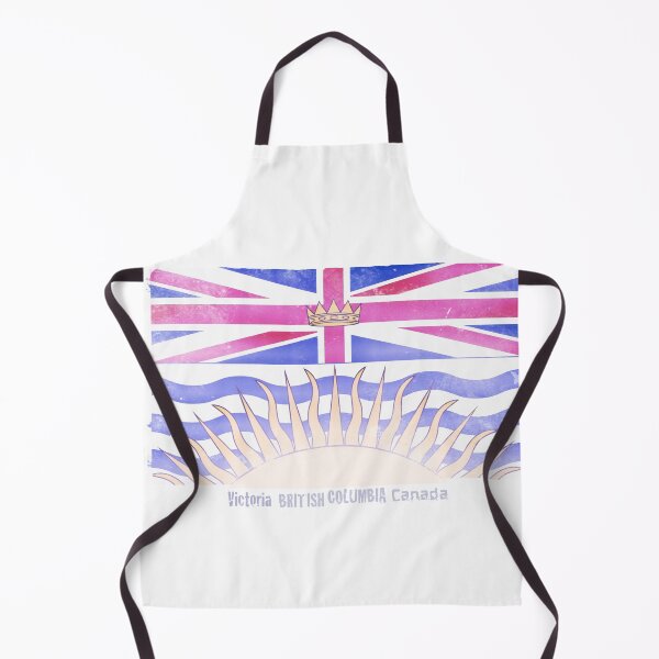 Item preview, British Columbia flag distressed designed and sold by Carswell King Design.