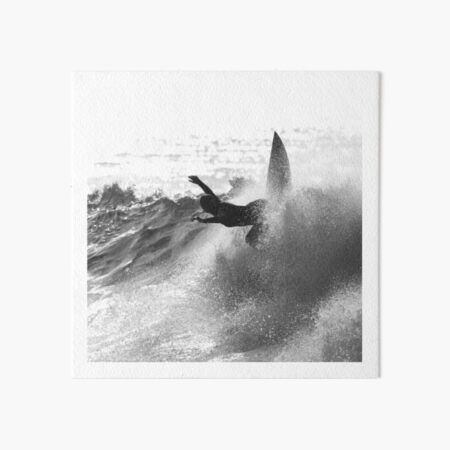 Artikel-Vorschau von Quadratisches Format Monochrom Surf 4, designt und verkauft von Aaron  Kinzer.