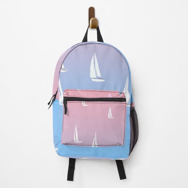 Item preview, Sailing Boats in deep blue Sea - Regatta Sailboats Sunrise designed and sold by Lily Rose Doodle.