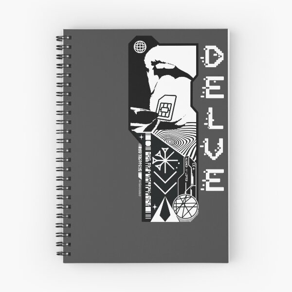 Item preview, (White Text) Sacred Geometry Latent Space Cyber Psychonauts DELVE designed and sold by ScientiaAcLabor.