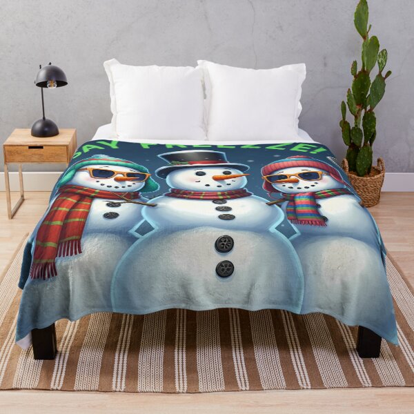 Item preview, Say Freeze Festive Snowman Selfie designed and sold by HolidayT-Shirts.