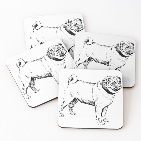 Item preview, Vintage Pug designed and sold by BlueSpecsStudio.
