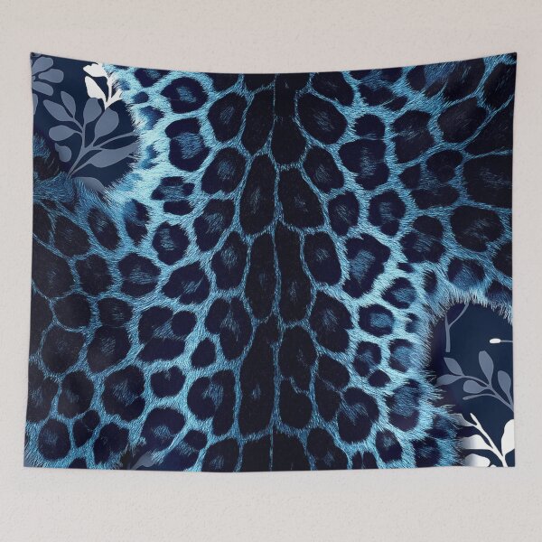 Item preview, Midnight Leopard Pattern - Blue designed and sold by Exodoi.