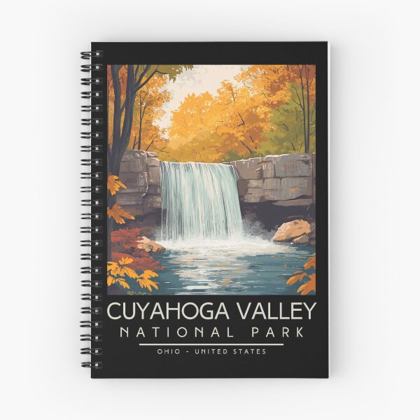 Item preview, A Vintage Illustration of Cuyahoga Valley National Park - Ohio - United States  designed and sold by GoodOldVintage.