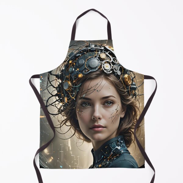 Item preview, Cyber ​​tech portrait of a girl 02 designed and sold by kjp-design.