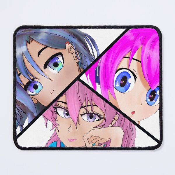 Item preview, Anime girl Trio designed and sold by RobsArtwork.