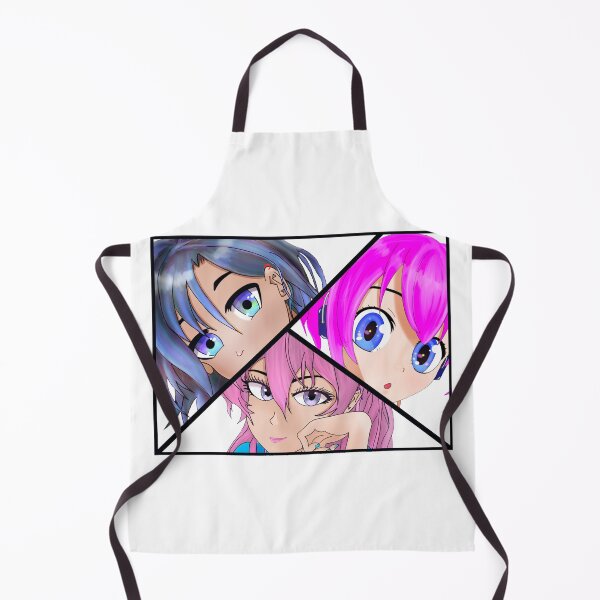 Item preview, Anime girl Trio designed and sold by RobsArtwork.