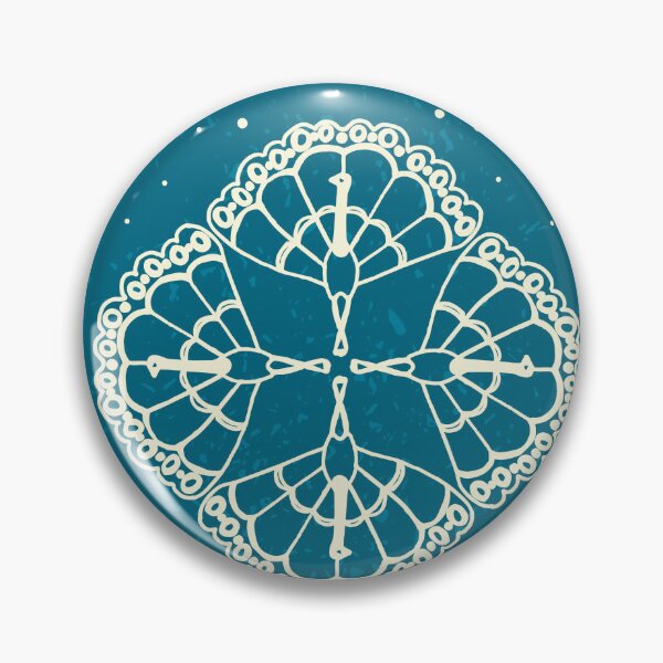 Item preview, Dancing peacocks in blue designed and sold by Goddessart.