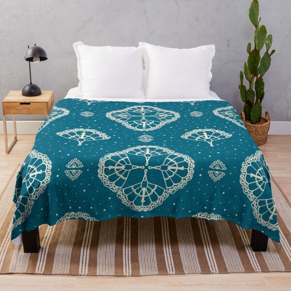 Item preview, Dancing peacocks in blue designed and sold by Goddessart.