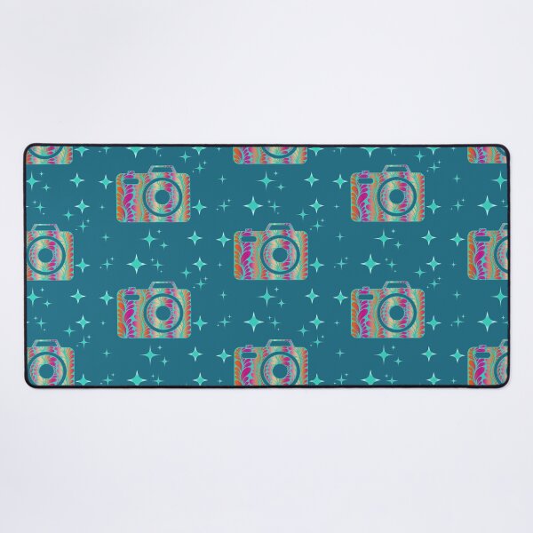 Item preview, Zen Flower Petal Art - Mint, Teal and Rainbow Camera designed and sold by SpeakBoldly.