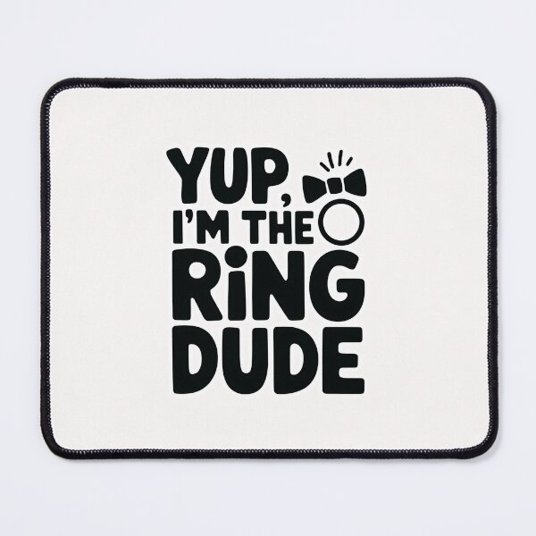 Item preview, Yup I'm the Ring Dude Ring Bearer Wedding designed and sold by IT-Express.