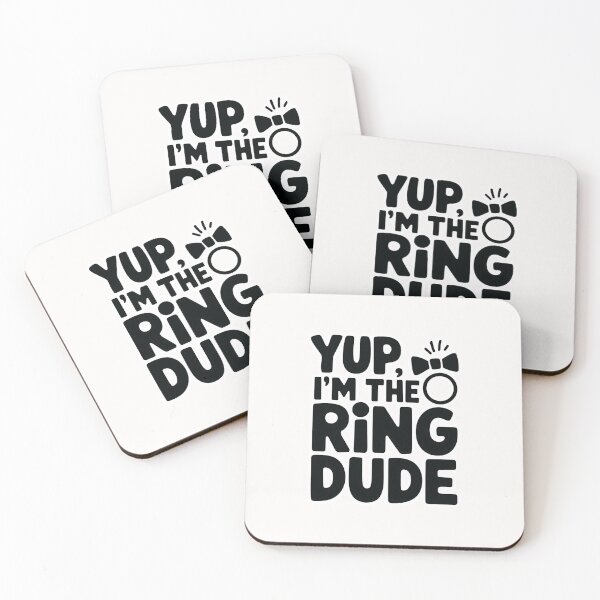 Item preview, Yup I'm the Ring Dude Ring Bearer Wedding designed and sold by IT-Express.