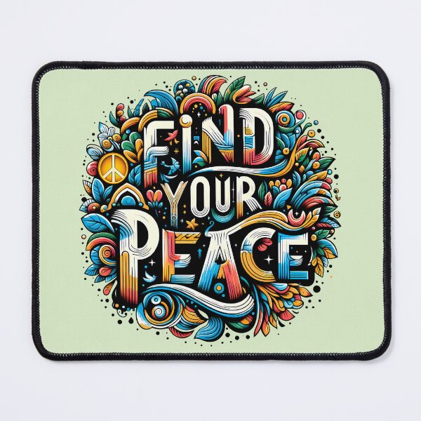 Item preview, Find Your Peace, typography designed and sold by maxmaj.