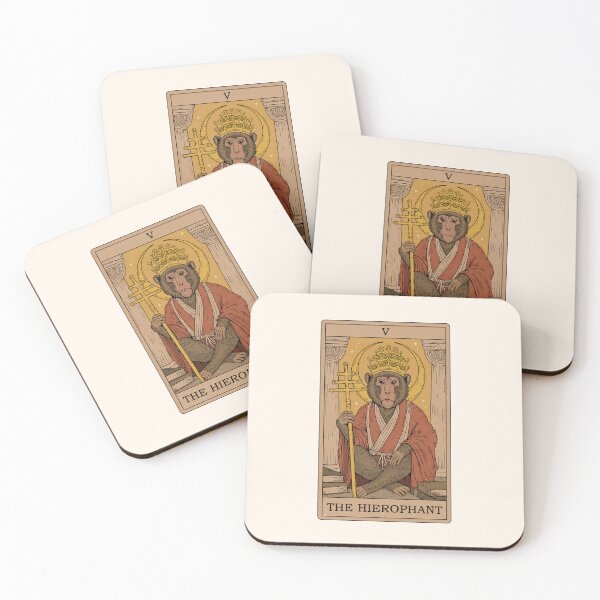 Item preview, The Hierophant - Monkeys Tarot designed and sold by Thiago Corrêa.