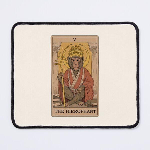Item preview, The Hierophant - Monkeys Tarot designed and sold by Thiago Corrêa.