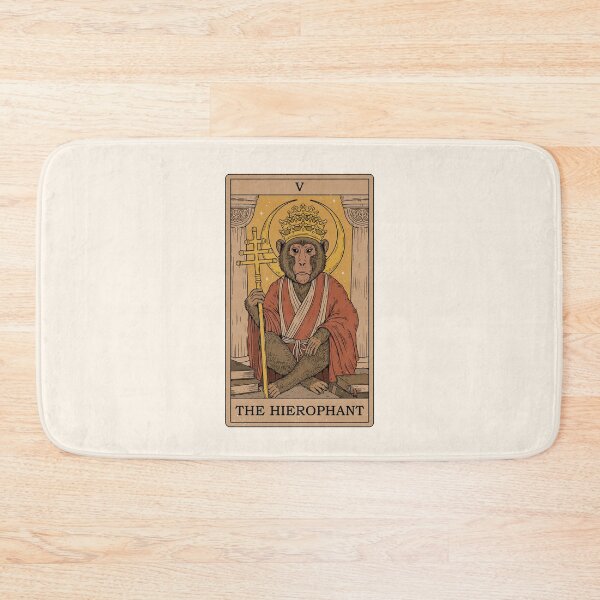 Item preview, The Hierophant - Monkeys Tarot designed and sold by Thiago Corrêa.