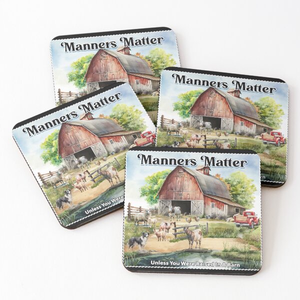 Item preview, Manners Matter - Raised in a barn designed and sold by Karen Wood.