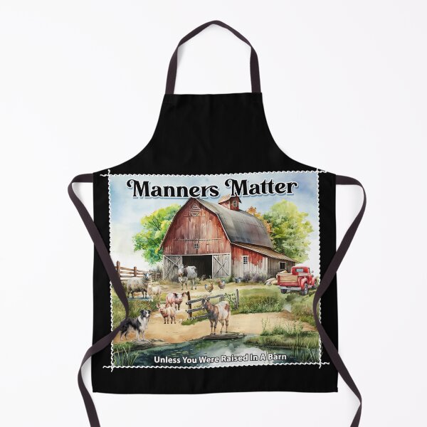 Item preview, Manners Matter - Raised in a barn designed and sold by Karen Wood.